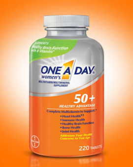 Vitamine tổng hợp One A Day dành cho phụ nữ 50+, 220 viên