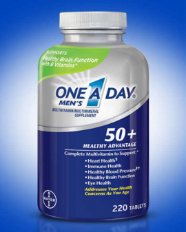 Vitamine tổng hợp One A Day dành cho nam 50+, 220 viên